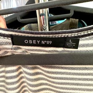 Obey No. 89 adorable black and white maxi dress